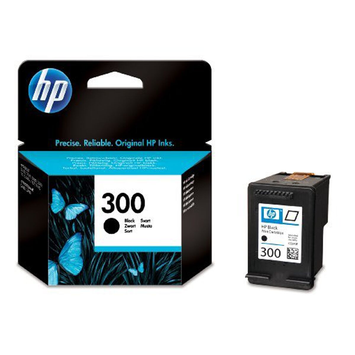 Original Tintenpatrone HP 300 Schwarz