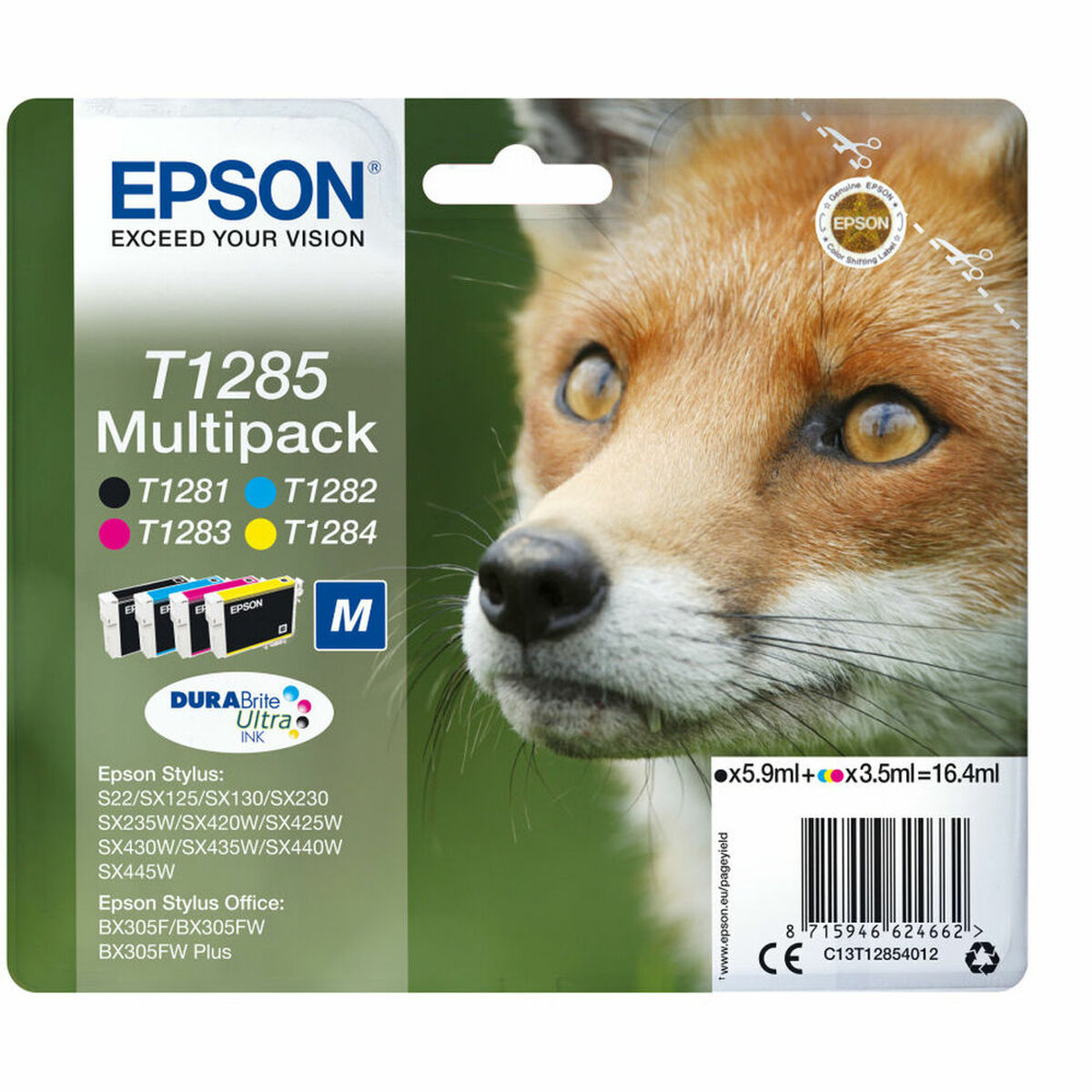 Original Tintenpatrone Epson C13T12854022