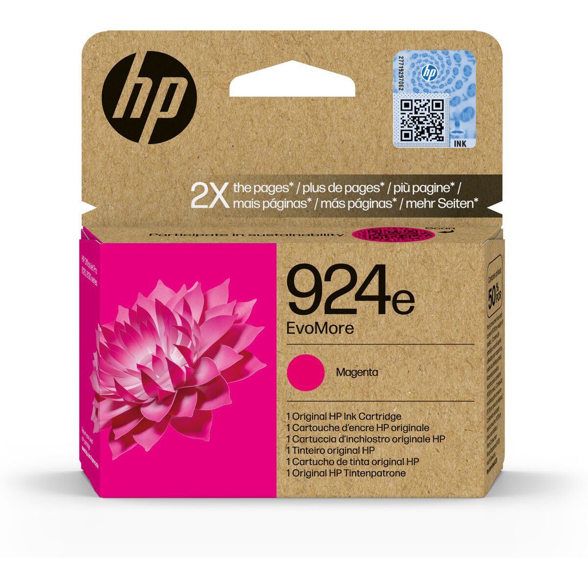 Original Tintenpatrone HP 4K0U8NE Magenta (1 Stück)