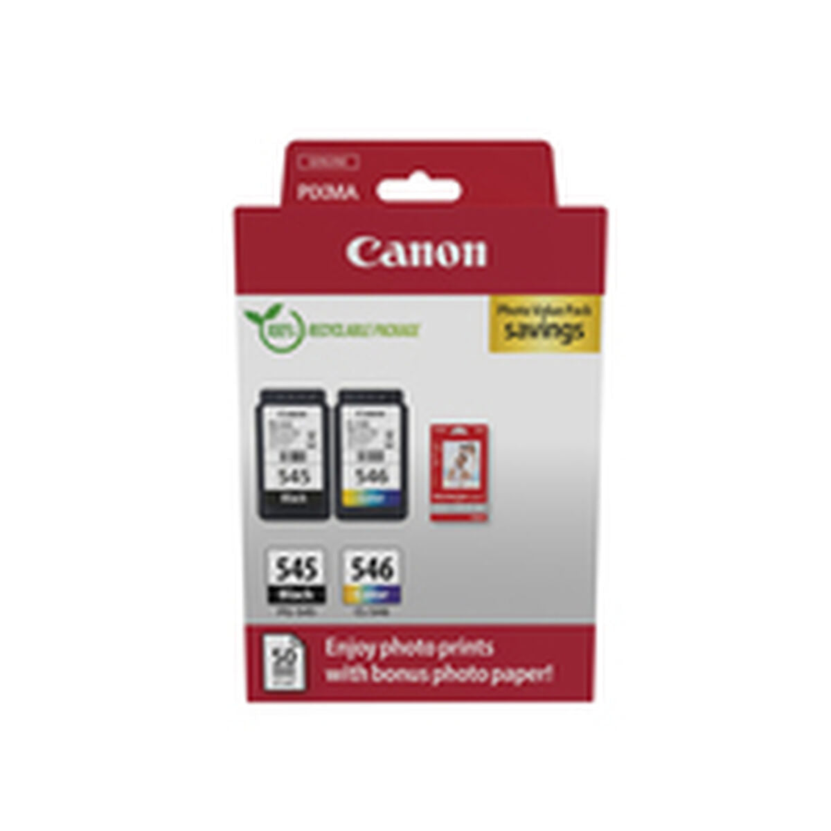 Original Tintenpatrone Canon 8287B008 Schwarz/Zyanblau/Magenta/Gelb
